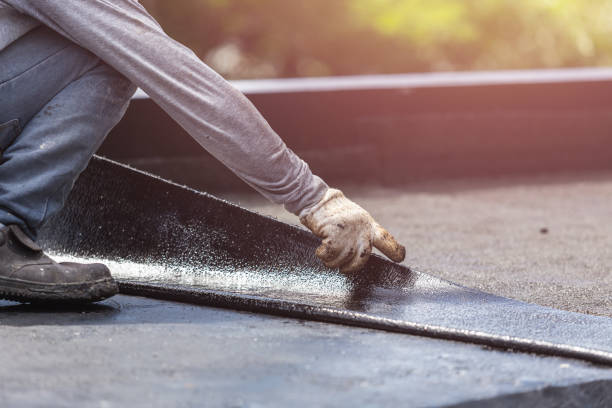 Professional Crawl Space Encapsulation technician working in Quinton, AL